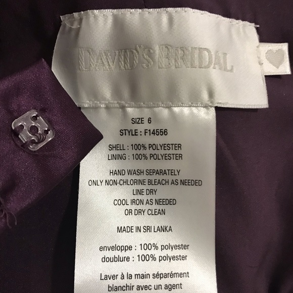 David’s Bridle Bridesmaid Gown - Picture 3 of 3